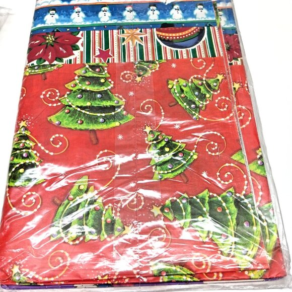 NOS VTG Cleo Christmas Wrapping Paper 100 Sq Ft 12 Sheets 8 Designs 80s 90s - Picture 2 of 7
